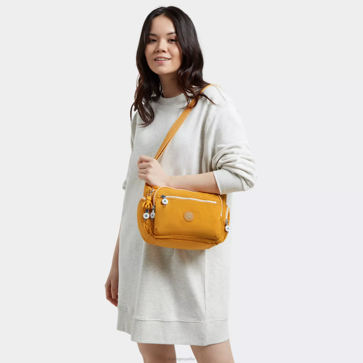 bolsa crossbody Gabbie pequeña Kipling amarillo rapido mujer 884V159 bolsos cruzados