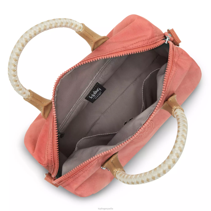 bolsa crossbody abia Kipling vintage rosa m mujer 884V183 bolsos cruzados