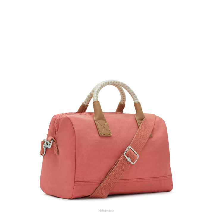 bolsa crossbody abia Kipling vintage rosa m mujer 884V183 bolsos cruzados