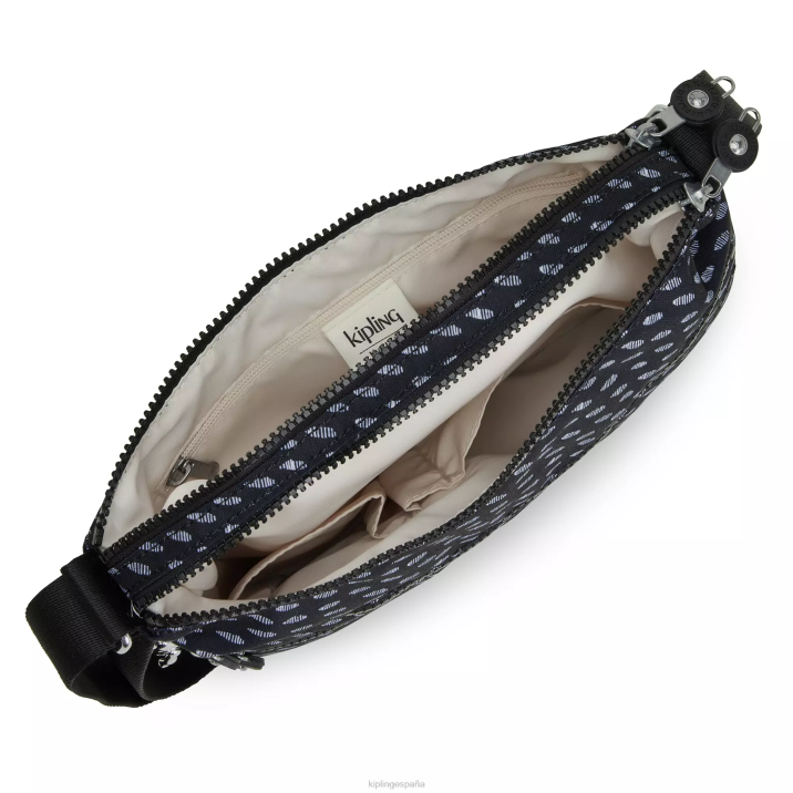 bolsa crossbody alvar estampada Kipling puntos finales mujer 884V144 bolsos cruzados