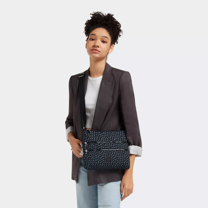 bolsa crossbody alvar estampada Kipling puntos finales mujer 884V144 bolsos cruzados
