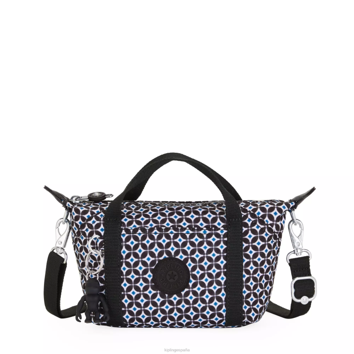 bolsa crossbody art compact estampada Kipling azulejo negruzco mujer 884V24 bolsos cruzados