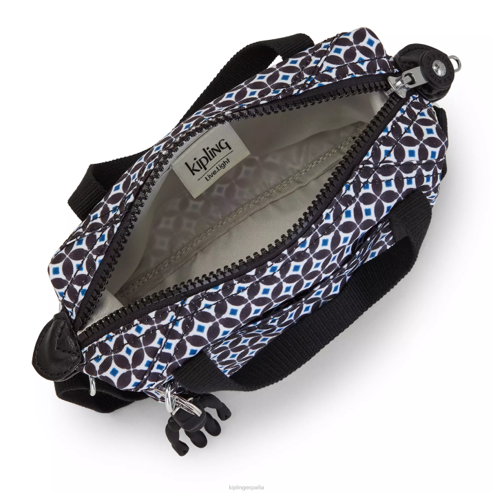 bolsa crossbody art compact estampada Kipling azulejo negruzco mujer 884V24 bolsos cruzados