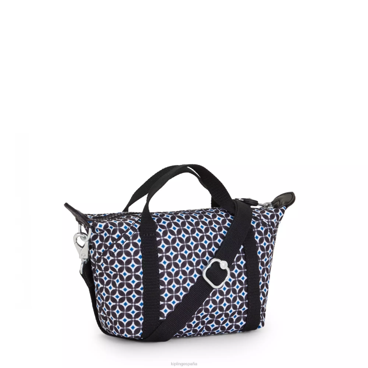 bolsa crossbody art compact estampada Kipling azulejo negruzco mujer 884V24 bolsos cruzados