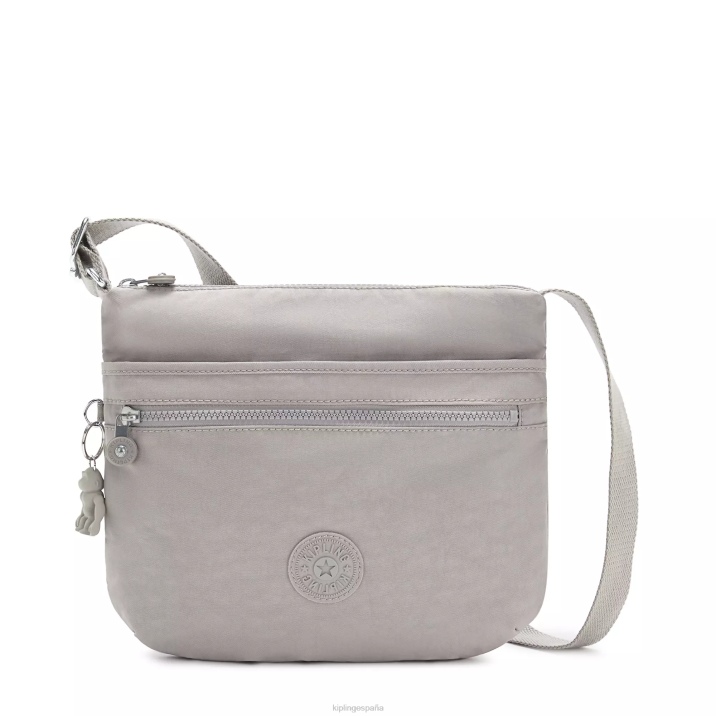 bolsa crossbody arto Kipling gris gris mujer 884V229 bolsos cruzados