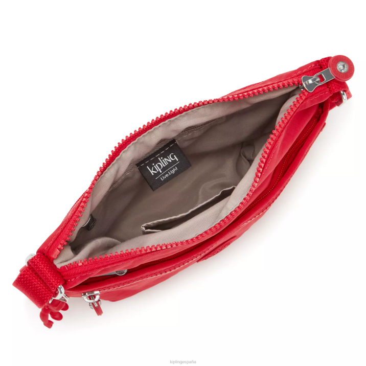 bolsa crossbody arto pequeña Kipling colorete rojo mujer 884V226 bolsos cruzados