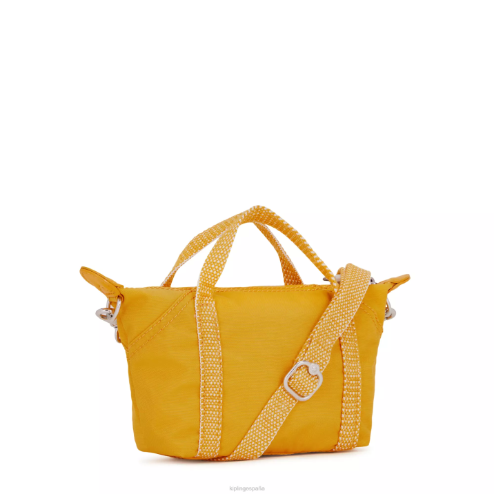 bolsa crossbody con motivo de arte Kipling amarillo rapido mujer 884V2 bolsos cruzados