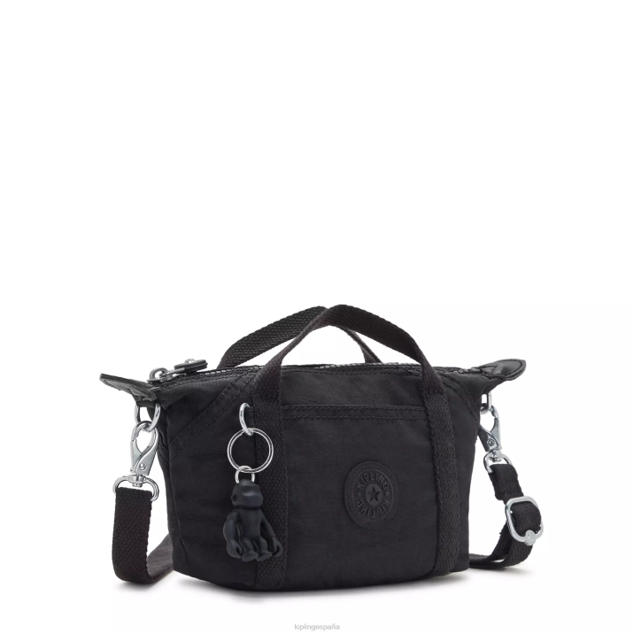 bolsa crossbody con motivo de arte Kipling negro negro mujer 884V3 bolsos cruzados