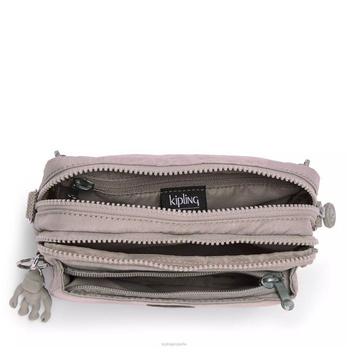 bolsa crossbody convertible abanu Kipling gris gris mujer 884V117 bolsos cruzados