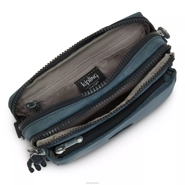 bolsa crossbody convertible abanu Kipling gris nocturno mujer 884V116 bolsos cruzados