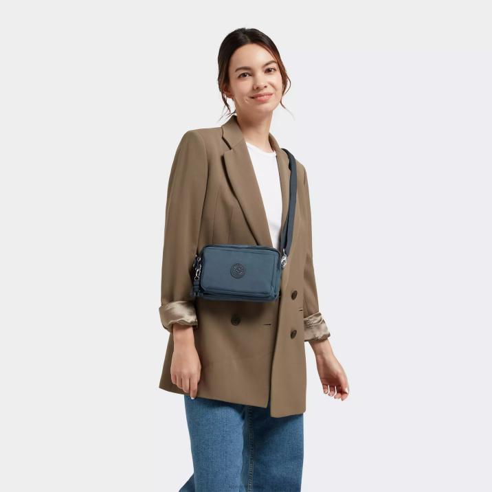 bolsa crossbody convertible abanu Kipling gris nocturno mujer 884V116 bolsos cruzados