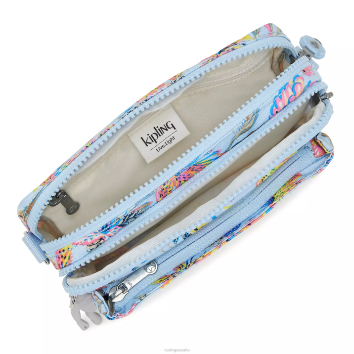bolsa crossbody convertible abanu con múltiples estampados Kipling flores silvestres mujer 884V323 bolsos cruzados