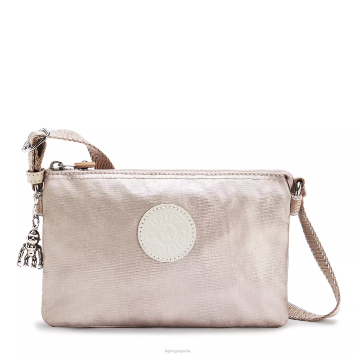 bolsa crossbody creative xb metalizada Kipling resplandor metalico mujer 884V232 bolsos cruzados