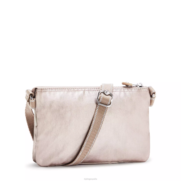 bolsa crossbody creative xb metalizada Kipling resplandor metalico mujer 884V232 bolsos cruzados