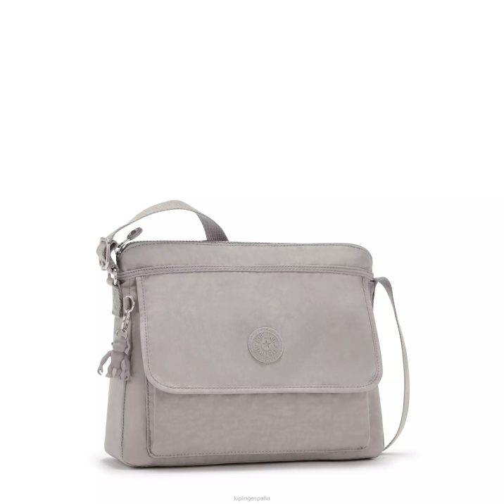 bolsa crossbody de pasillo Kipling gris gris mujer 884V221 bolsos cruzados