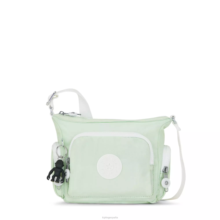bolsa crossbody gabbie mini Kipling aireado verde mujer 884V21 bolsos cruzados