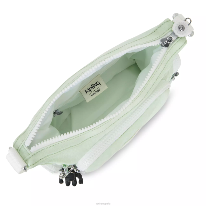 bolsa crossbody gabbie mini Kipling aireado verde mujer 884V21 bolsos cruzados