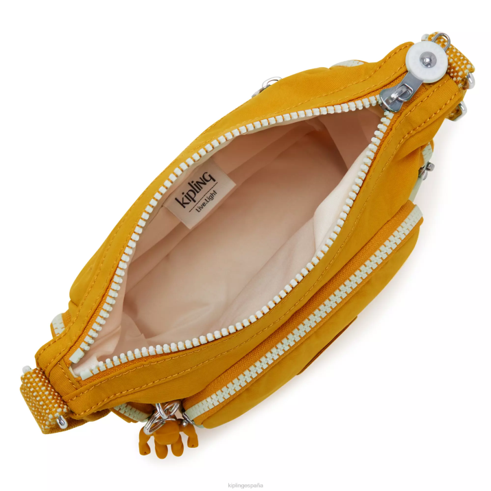 bolsa crossbody gabbie mini Kipling amarillo rapido mujer 884V18 bolsos cruzados