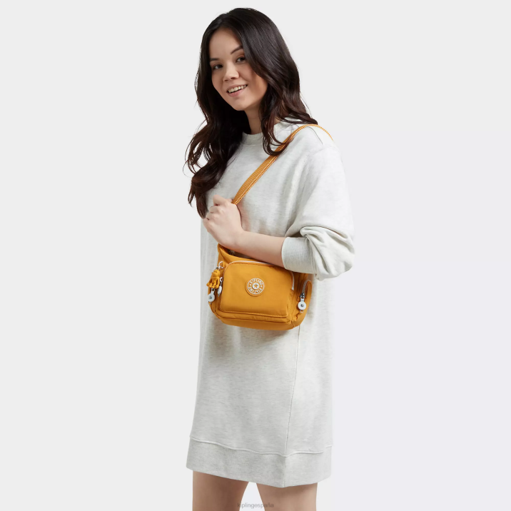 bolsa crossbody gabbie mini Kipling amarillo rapido mujer 884V18 bolsos cruzados