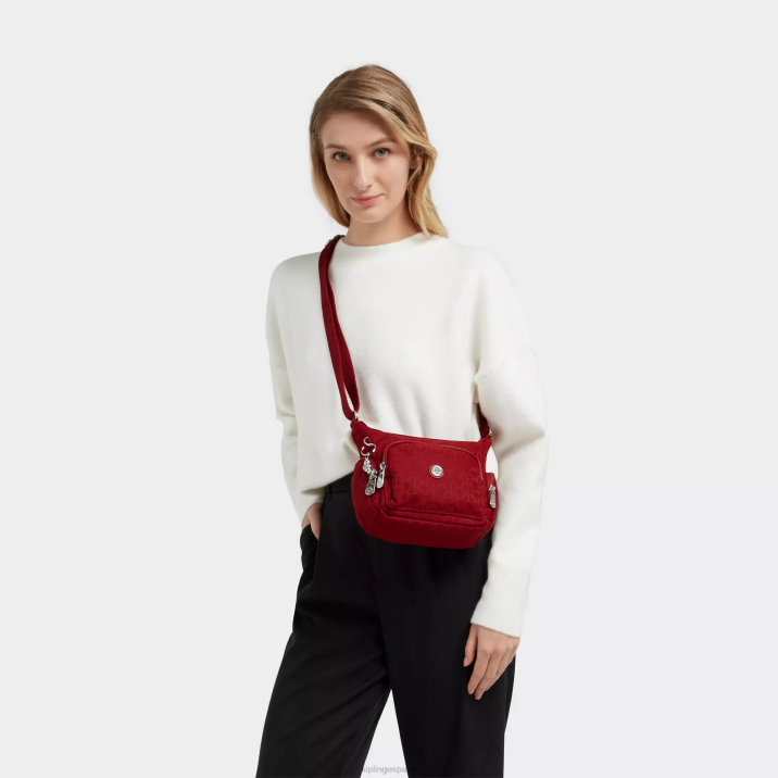 bolsa crossbody gabbie mini Kipling firma roja mujer 884V73 bolsos cruzados