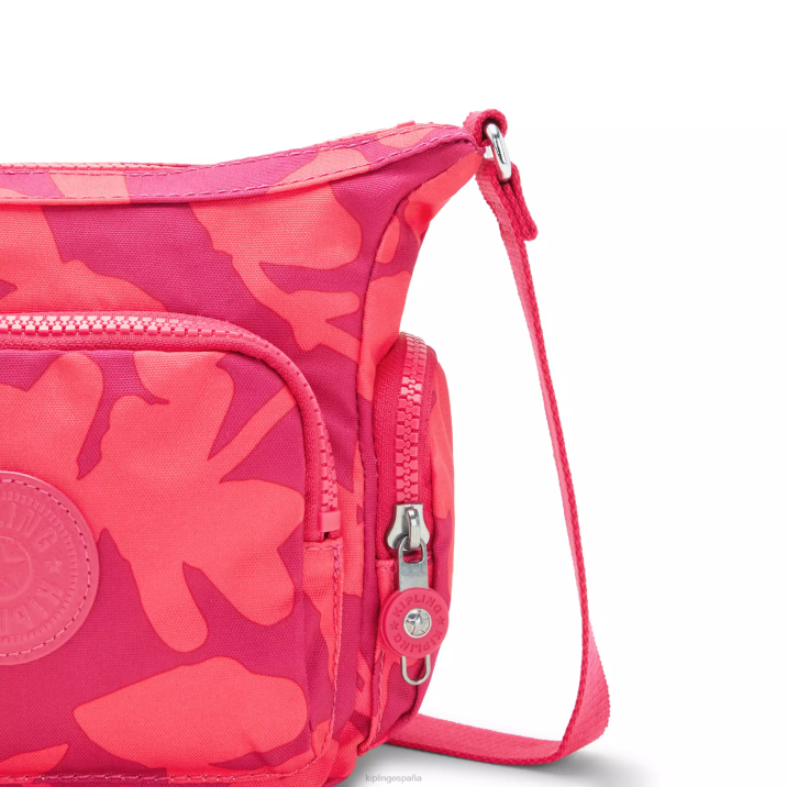 bolsa crossbody gabbie mini estampada Kipling flor de coral mujer 884V138 bolsos cruzados