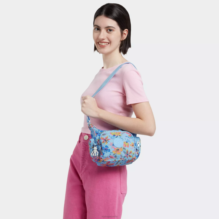 bolsa crossbody gabbie mini estampada Kipling flores silvestres mujer 884V141 bolsos cruzados