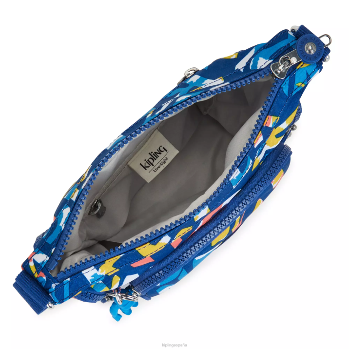 bolsa crossbody gabbie mini estampada Kipling neón mujer 884V139 bolsos cruzados