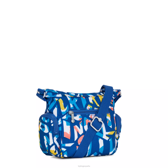 bolsa crossbody gabbie mini estampada Kipling neón mujer 884V139 bolsos cruzados