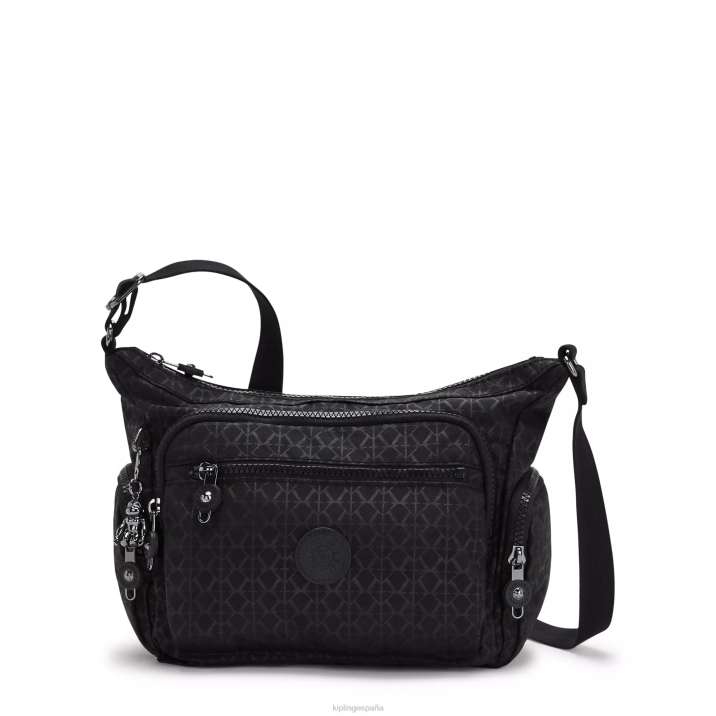 bolsa crossbody gabbie pequeña estampada Kipling firma en relieve mujer 884V233 bolsos cruzados