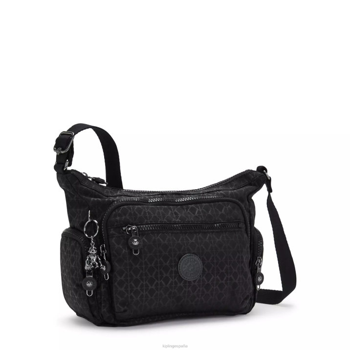 bolsa crossbody gabbie pequeña estampada Kipling firma en relieve mujer 884V233 bolsos cruzados