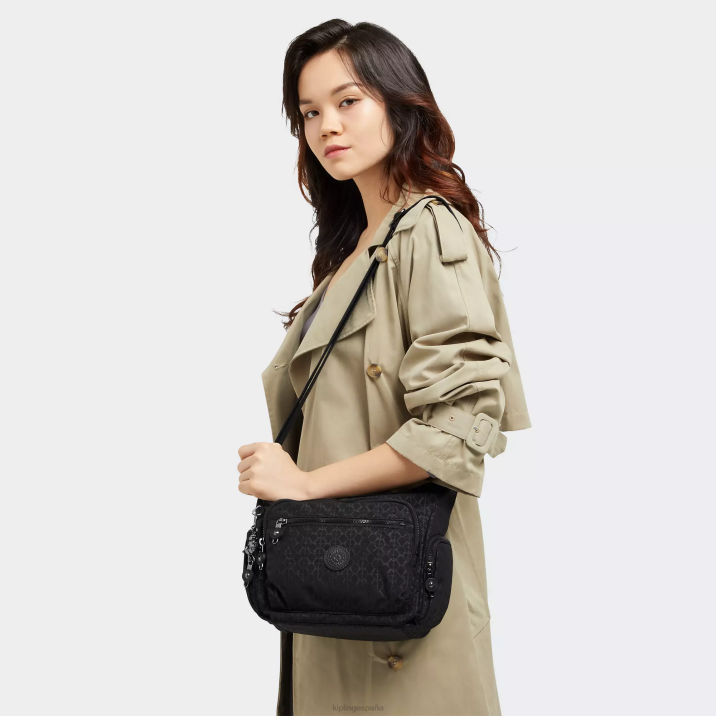 bolsa crossbody gabbie pequeña estampada Kipling firma en relieve mujer 884V233 bolsos cruzados