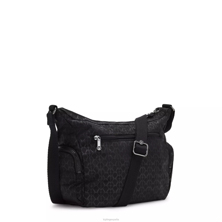 bolsa crossbody gabbie pequeña estampada Kipling firma en relieve mujer 884V233 bolsos cruzados