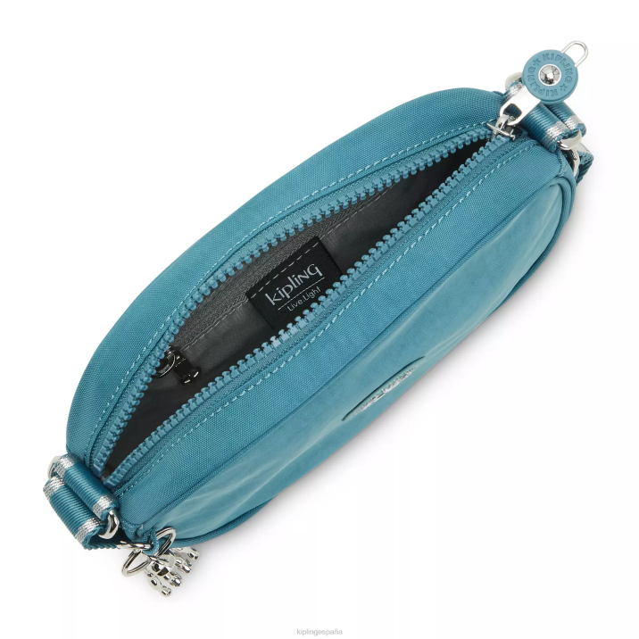 bolsa crossbody gema Kipling verde azulado del océano mujer 884V213 bolsos cruzados