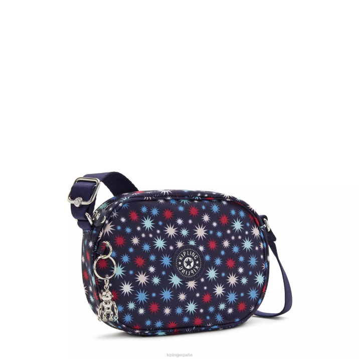 bolsa crossbody gema estampada Kipling estrellas funky mujer 884V220 bolsos cruzados