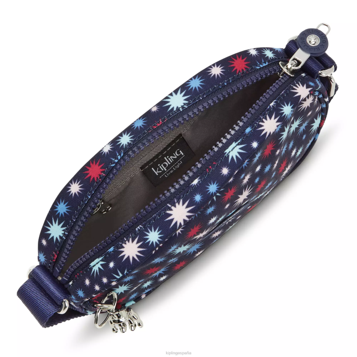 bolsa crossbody gema estampada Kipling estrellas funky mujer 884V220 bolsos cruzados