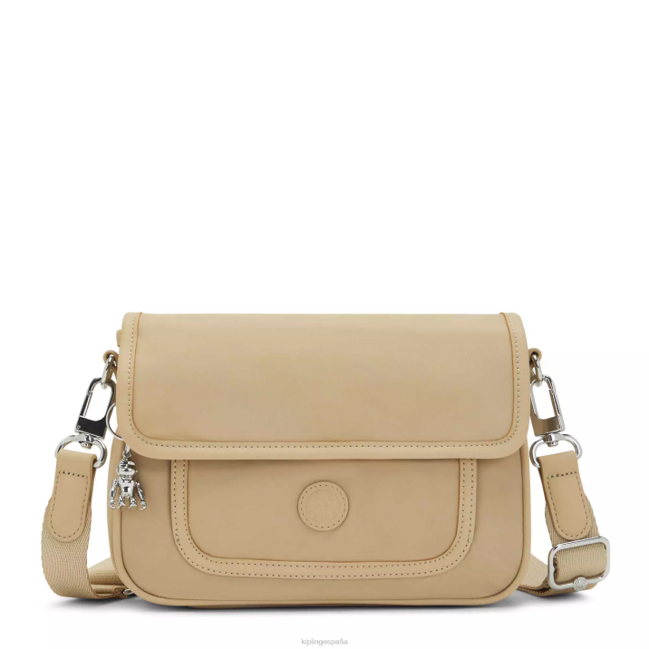 bolsa crossbody inaki pequeña Kipling beige natural mujer 884V180 bolsos cruzados