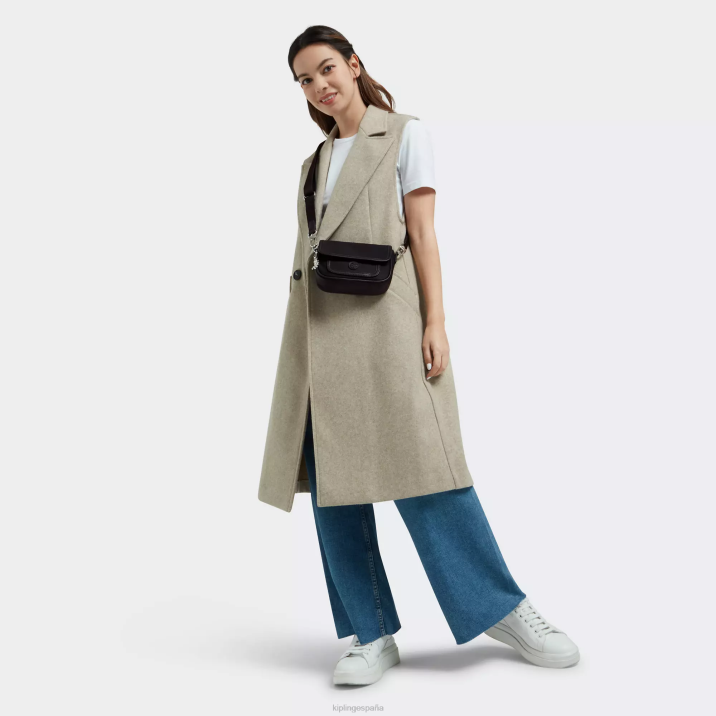 bolsa crossbody inaki pequeña Kipling paka negro mujer 884V238 bolsos cruzados