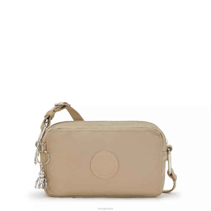 bolsa crossbody milda Kipling beige natural mujer 884V69 bolsos cruzados