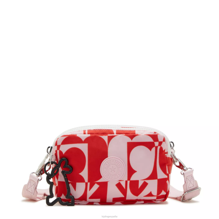 bolsa crossbody milda minju kim Kipling impresión múltiple minju mujer 884V43 bolsos cruzados