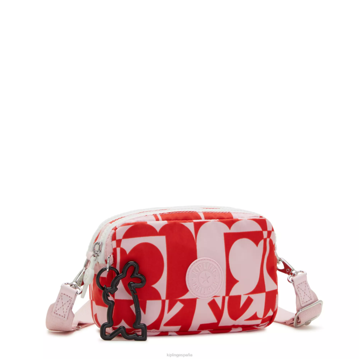 bolsa crossbody milda minju kim Kipling impresión múltiple minju mujer 884V43 bolsos cruzados