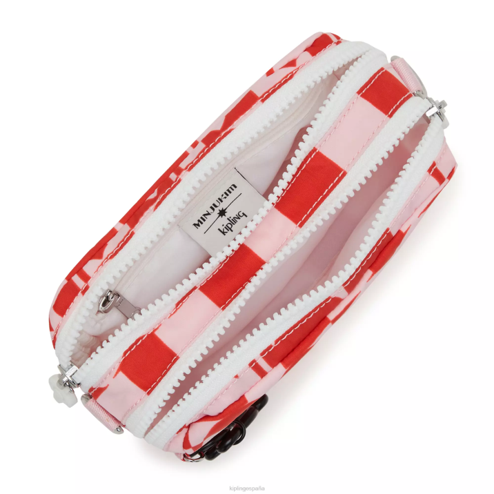 bolsa crossbody milda minju kim Kipling impresión múltiple minju mujer 884V43 bolsos cruzados