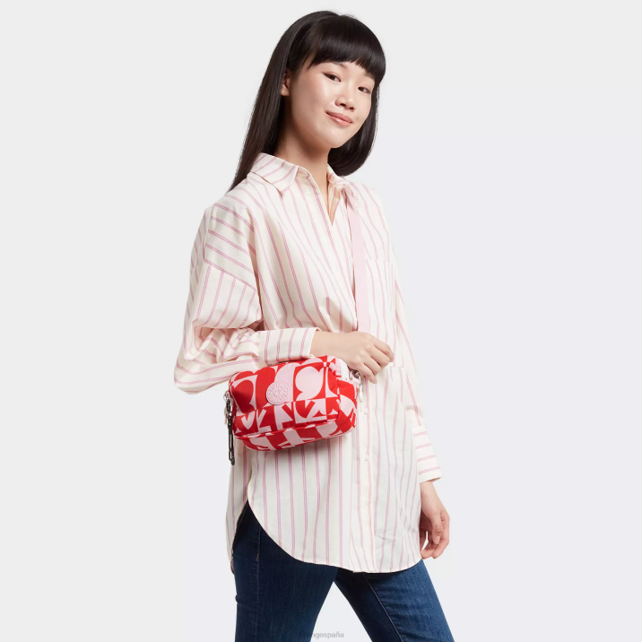 bolsa crossbody milda minju kim Kipling impresión múltiple minju mujer 884V43 bolsos cruzados