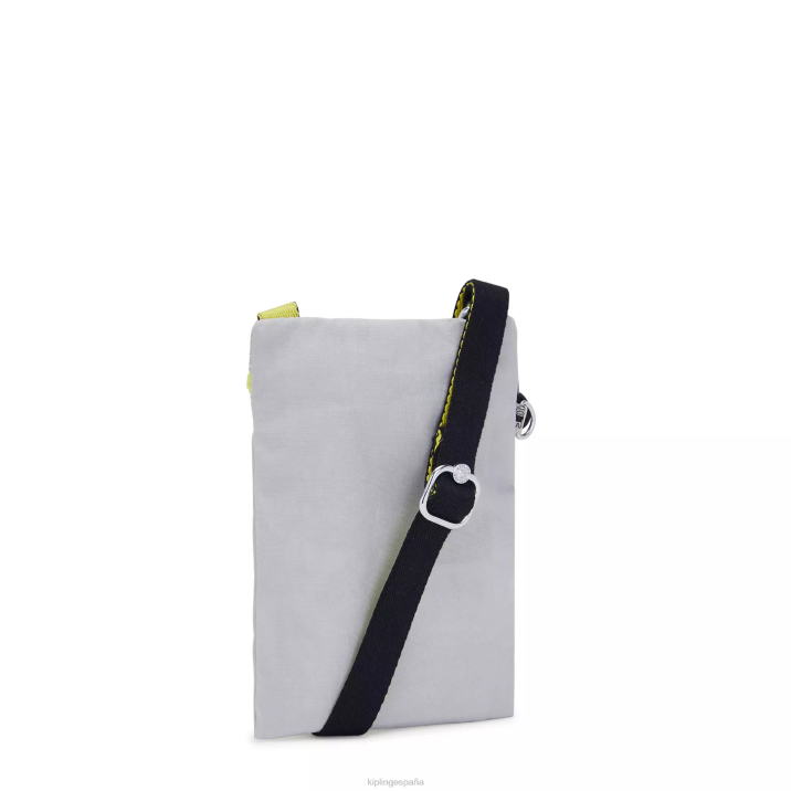 bolsa crossbody mini afia Kipling aire gris mujer 884V80 bolsos cruzados
