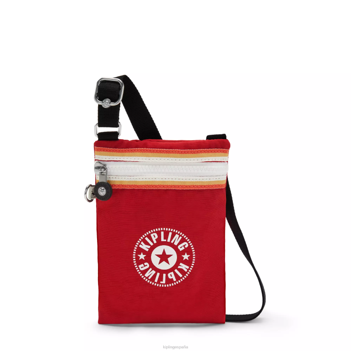 bolsa crossbody mini afia Kipling colorete rojo mujer 884V82 bolsos cruzados