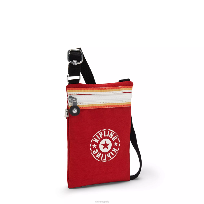 bolsa crossbody mini afia Kipling colorete rojo mujer 884V82 bolsos cruzados