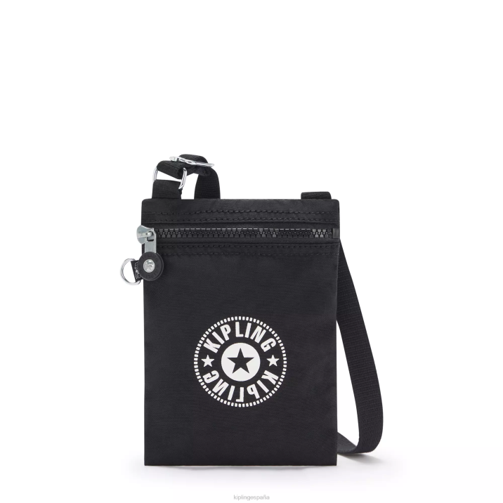 bolsa crossbody mini afia Kipling luz negra mujer 884V79 bolsos cruzados
