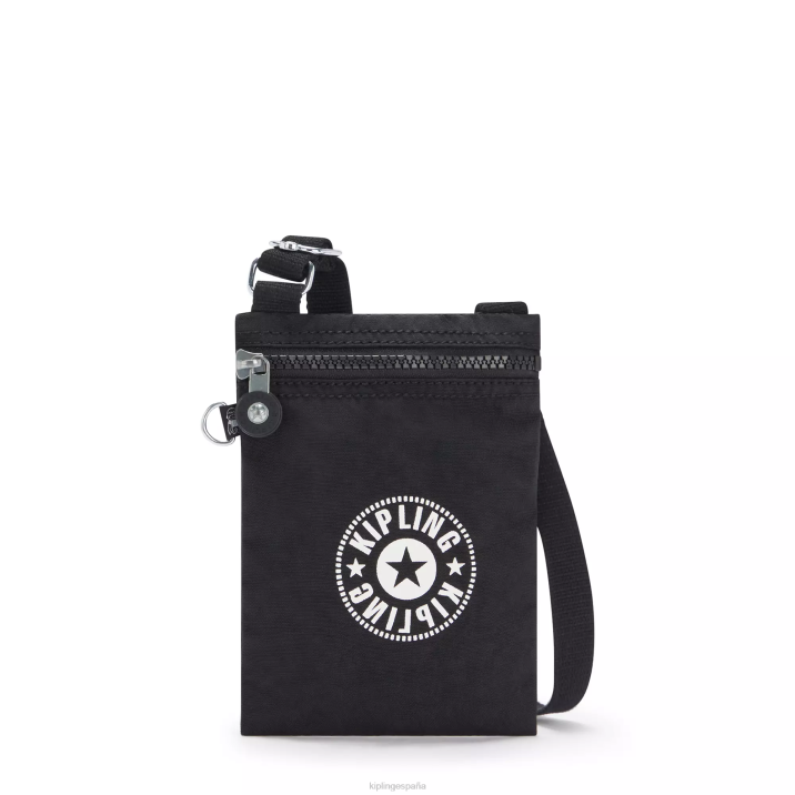 bolsa crossbody mini afia Kipling luz negra mujer 884V79 bolsos cruzados
