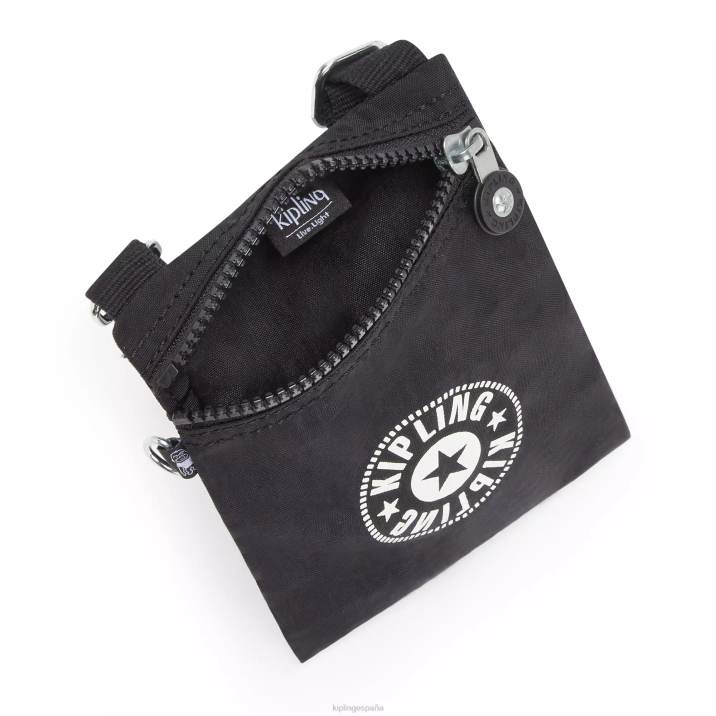 bolsa crossbody mini afia Kipling luz negra mujer 884V79 bolsos cruzados