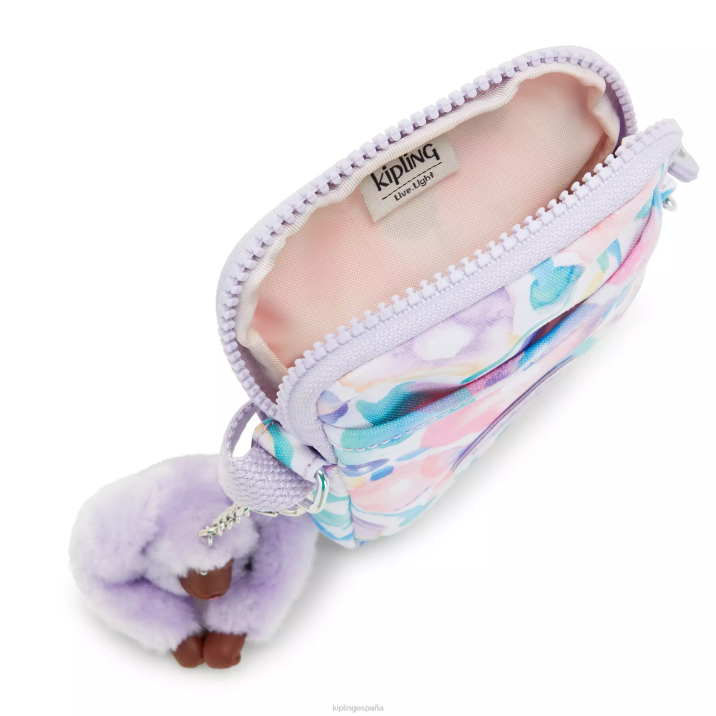 bolsa crossbody para teléfono con estampado Tally Kipling flores de agua mujer 884V57 bolsos cruzados