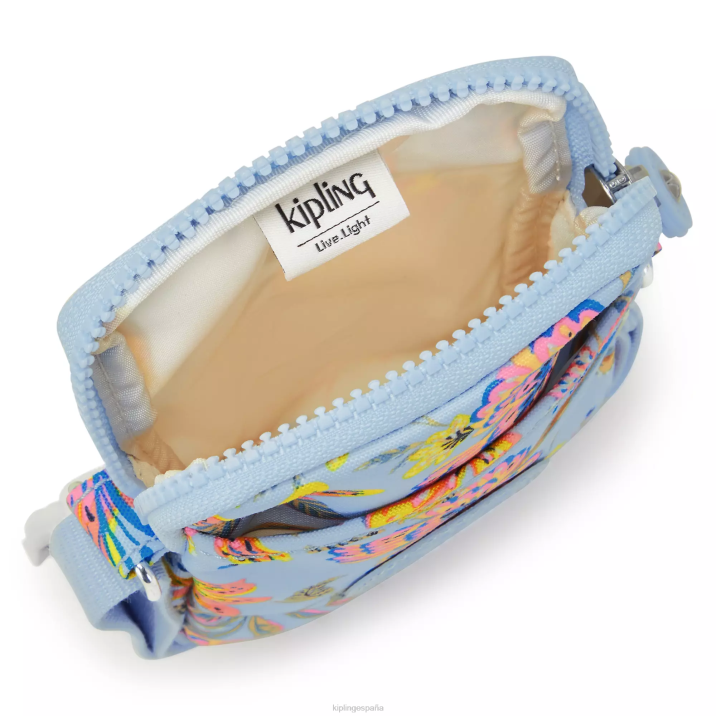 bolsa crossbody para teléfono con estampado Tally Kipling flores silvestres mujer 884V56 bolsos cruzados